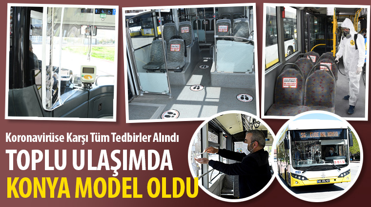 Konya Toplu Ulaşımda Model Oldu