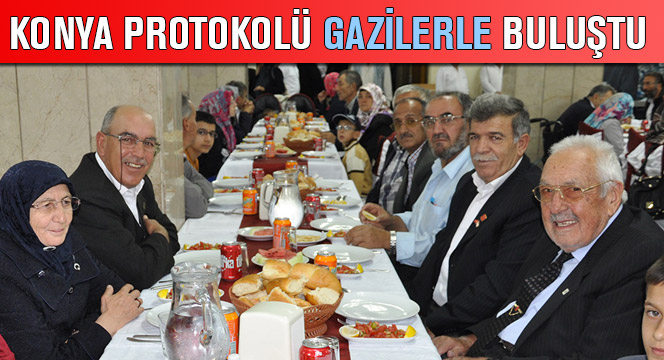 Konya Protokolü Gazilerle Buluştu