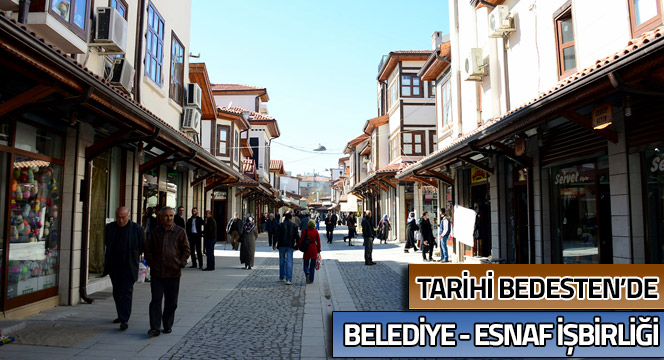 Tarihi Bedesten`de Belediye - Esnaf İşbirliği