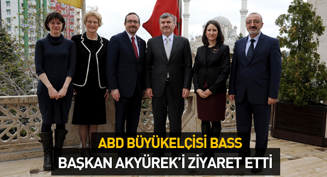 ABD Büyükelçisi Başkan Akyürek`i Ziyaret Etti