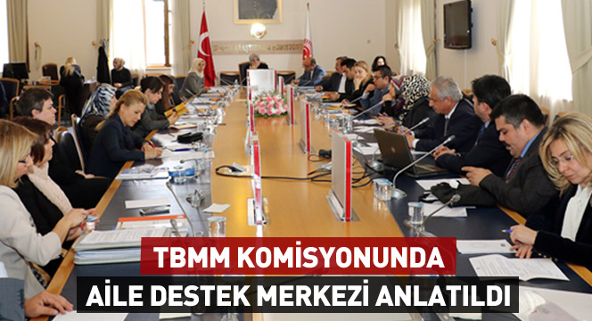 TBMM Komisyonunda Aile Destek Merkezi Anlatıldı