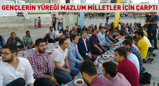 Gençlerin Yüreği Mazlum Milletler İçin Çarptı