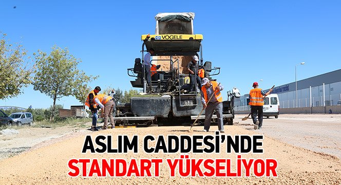 Aslım Caddesi`nde Standart Yükseliyor