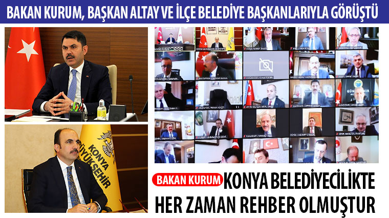 Bakan Kurum: Konya Belediyecilikte Her Zaman Rehber Olmuştur