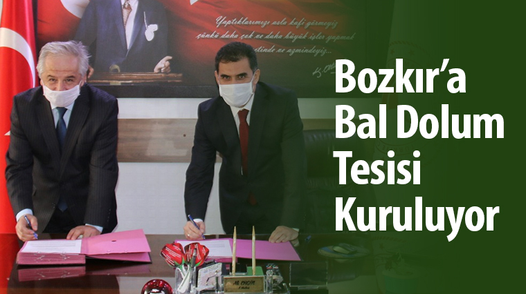 Bozkır’a Bal Dolum Tesisi Kuruluyor