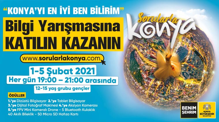 Büyükşehir’den “Sorularla Konya” Bilgi Yarışması