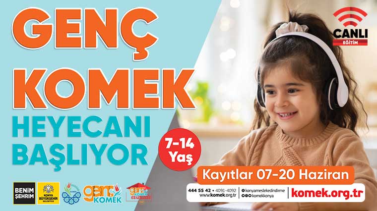 Genç KOMEK’te Yaz Okulu Heyecanı Başlıyor