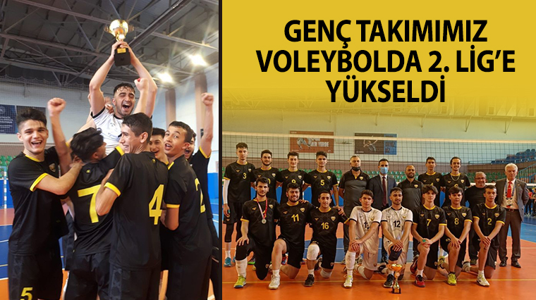 Genç Takımımız Voleybolda 2. Lig’e Yükseldi