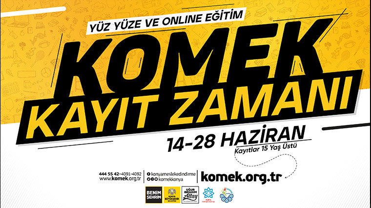 KOMEK ve ASEM’de Yeni Dönem Kayıtları Başladı