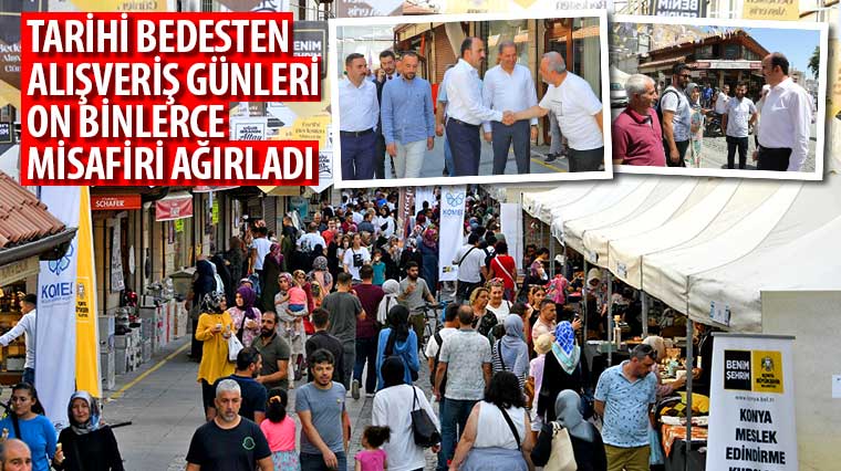 “Tarihi Bedesten Alışveriş Günleri” On Binlerce Misafiri Ağırladı